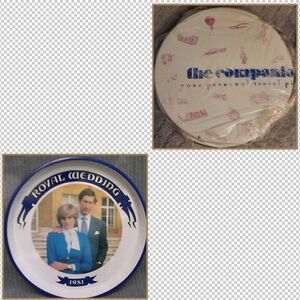 10" Princess Di Royal Wedding Serving Tray